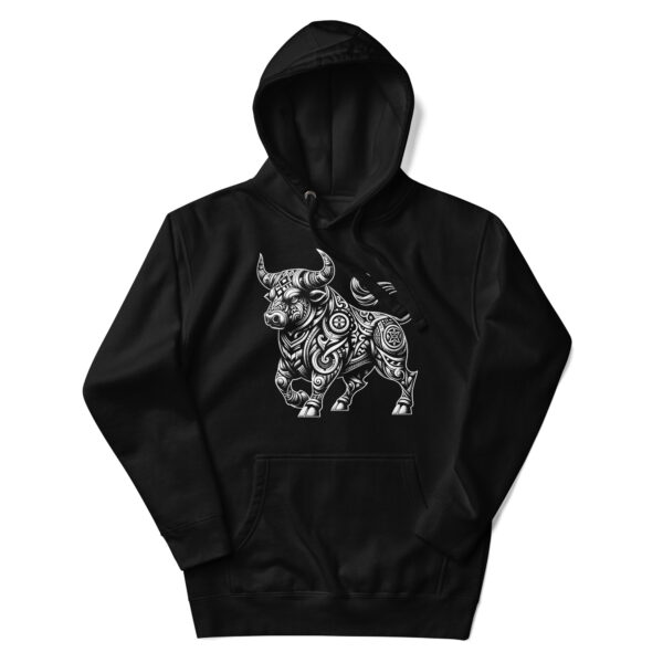 jautis - unisex džemperis unisex premium hoodie black front 6589241751f8f