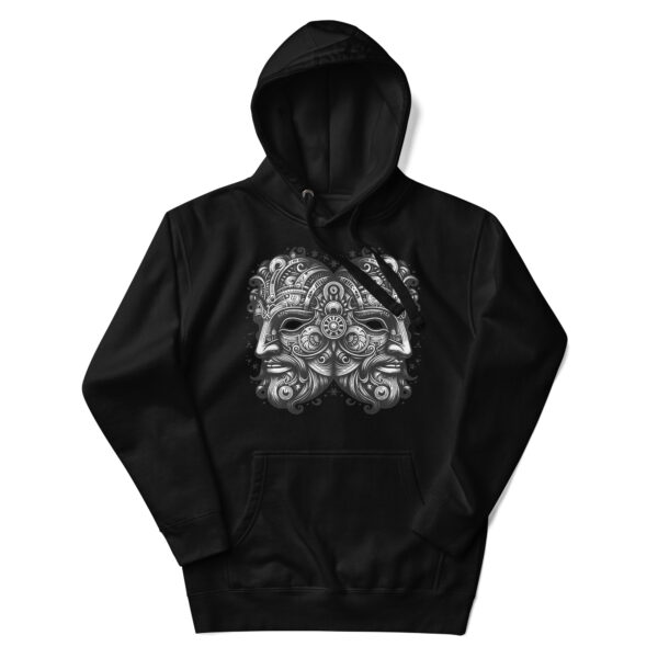 dvyniai - unisex džemperis unisex premium hoodie black front 6589251bc5e57