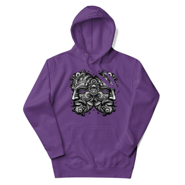 dvyniai - unisex džemperis unisex premium hoodie purple front 6589251bc8730