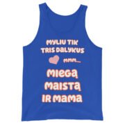 Trys Dalykai - Unisex Tank Top - Image 5