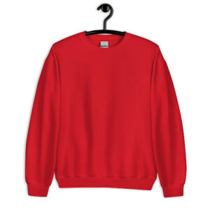 Spauda ant Džemperių 23 Spauda ant Džemperių unisex crew neck sweatshirt red front 65af8d9b0fa62