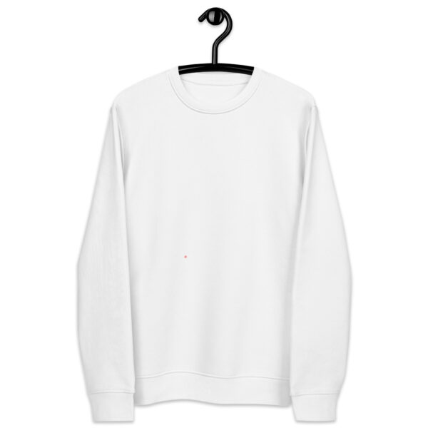 unisex bliuzonas unisex eco sweatshirt white front 65af91f1d3309