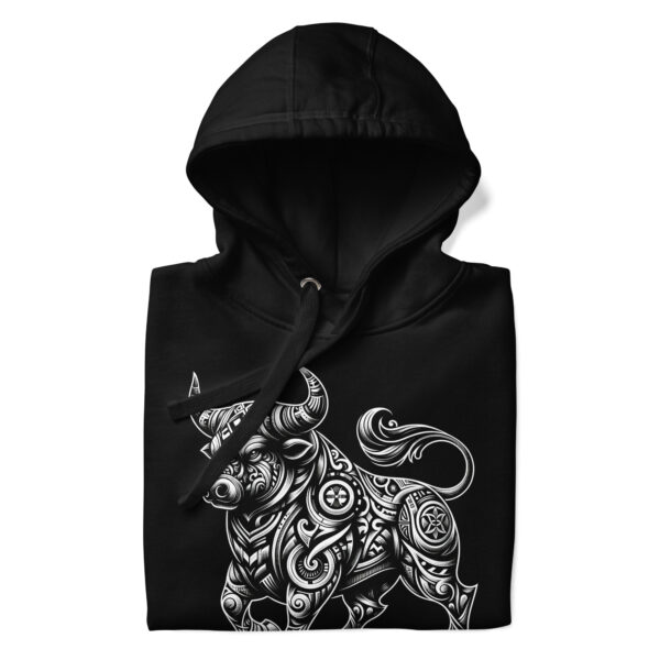 jautis - unisex džemperis unisex premium hoodie black front 65a32ab9513a7