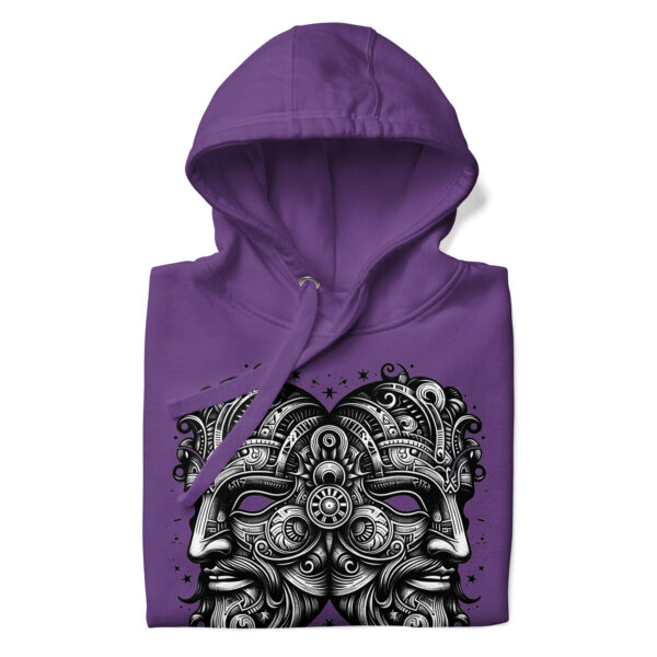 dvyniai - unisex džemperis unisex premium hoodie purple front 65a32a44d7115