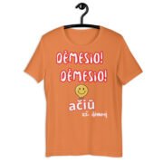 Dėmesio - Unisex marškinėliai - Image 6