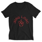 Unisex Marškinėliai V-Neck Jersey - Image 2