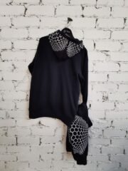 Unisex laisvalaikio kostiumas "Geometric-Art-White"