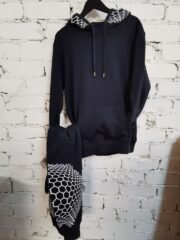 Unisex laisvalaikio kostiumas "Geometric-Art-White" - Image 2