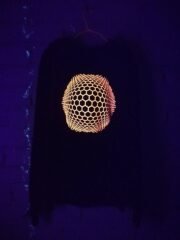 Džemperis šviečiantis prie UV lempų "Geometric" - Image 3