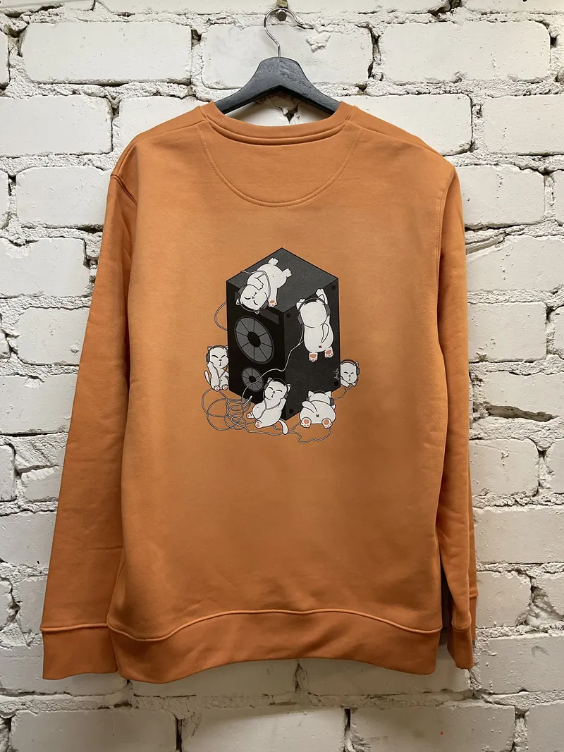 Džemperiai su spauda, kelių spalvų “Cat Vibes” 7 džemperiai su spauda, kelių spalvų “cat vibes” - image 7