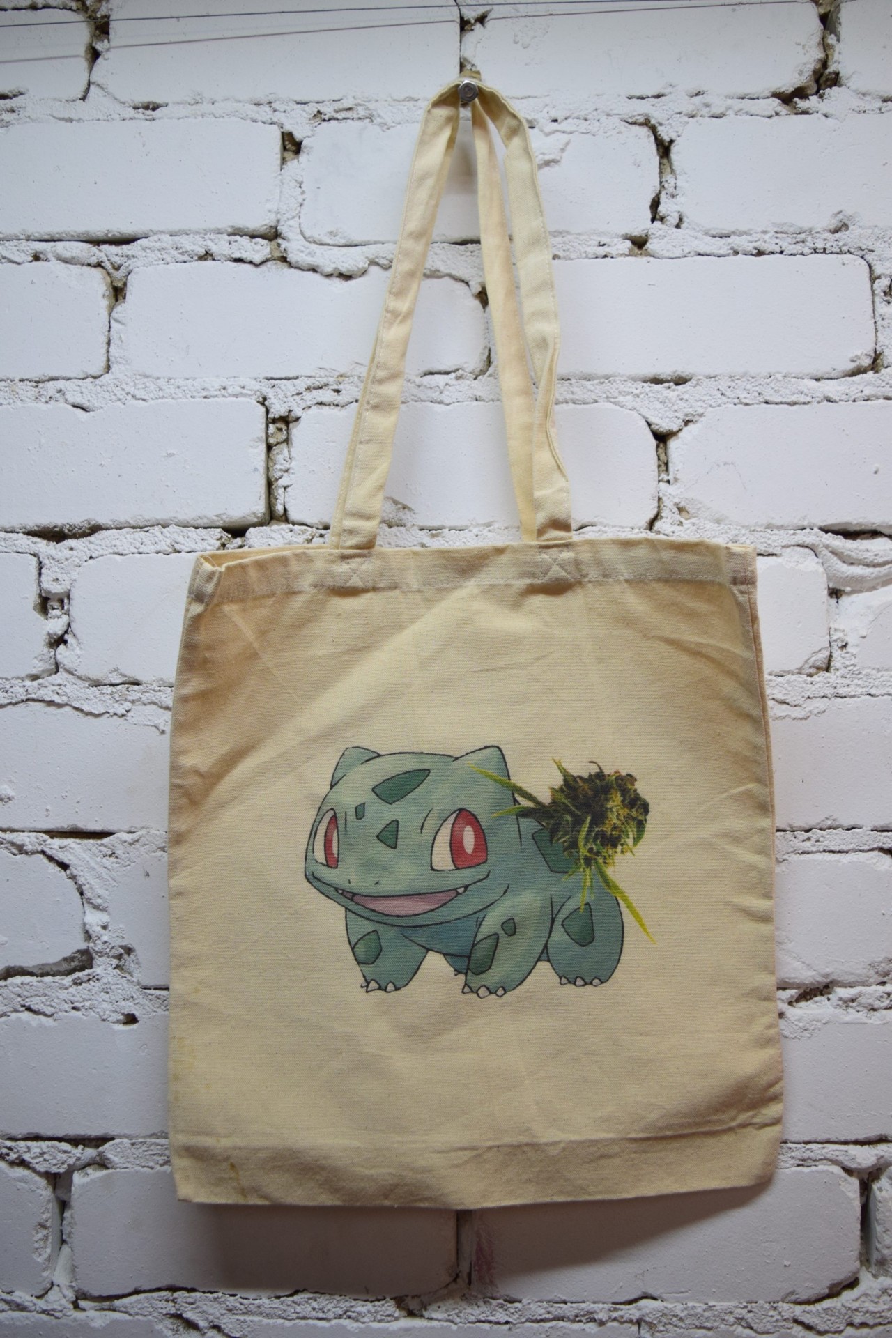 Drobinis maišelis su spauda "GandzaMauras" 1 drobinis maišelis su spauda "gandzamauras"