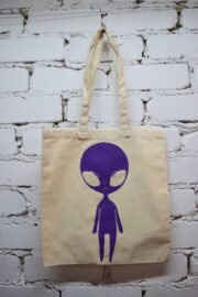 Drobiniai maišeliai su šilkografijos spauda "Alien"