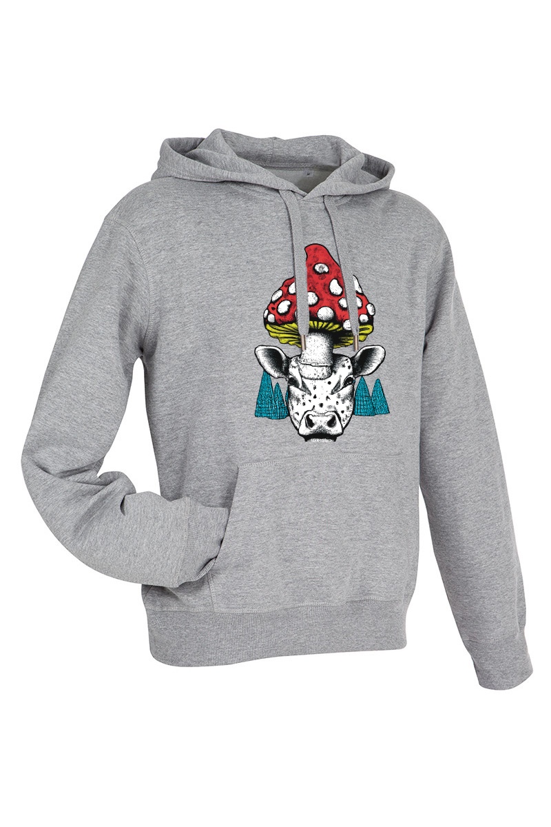 Džemperis su spauda „Karvės Grybelis“ 2 džemperis su spauda „karvės grybelis“ - image 2