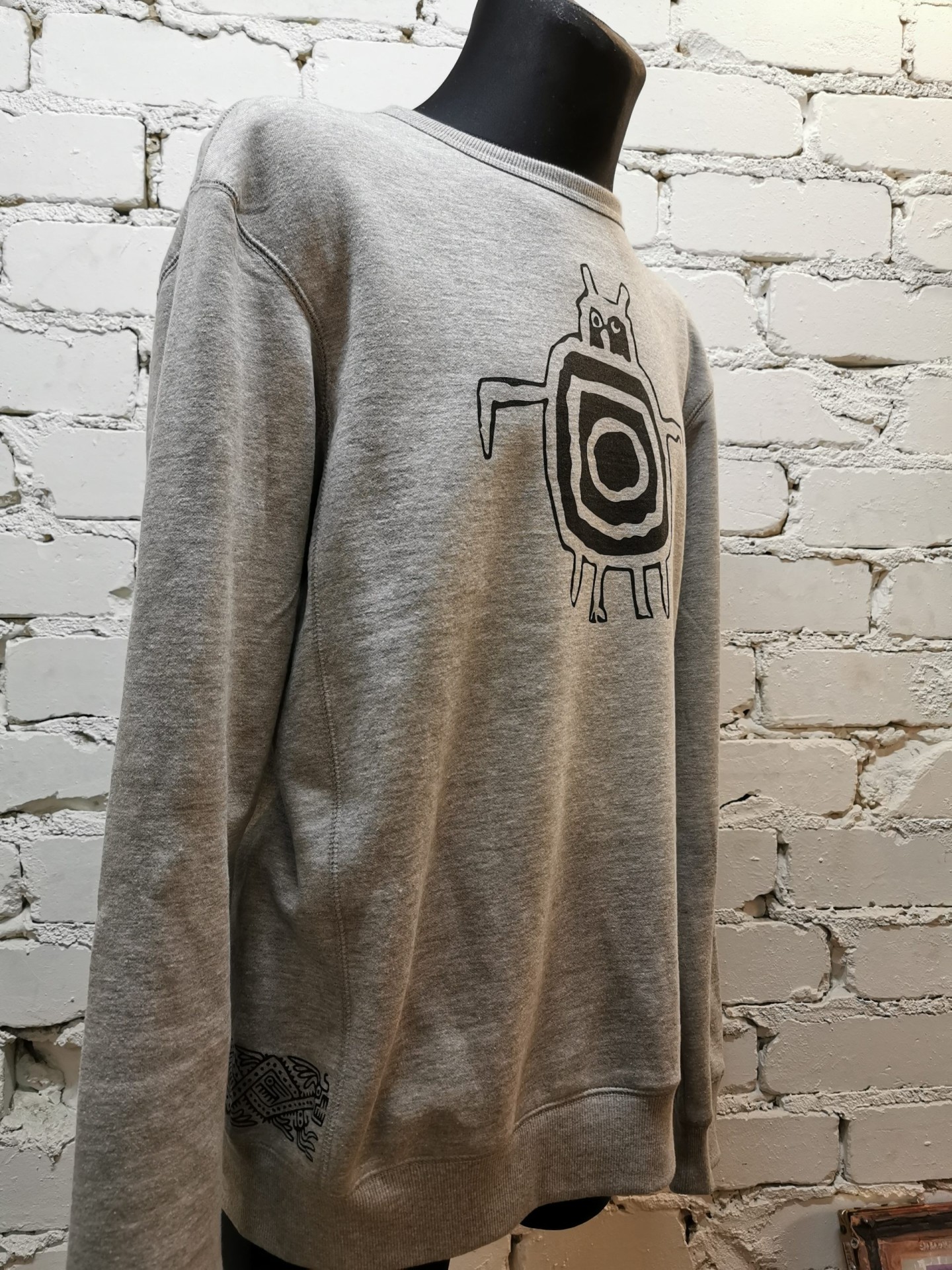 Pilkas džemperis be kapišono "Palma" 4 pilkas džemperis be kapišono "palma" - image 4