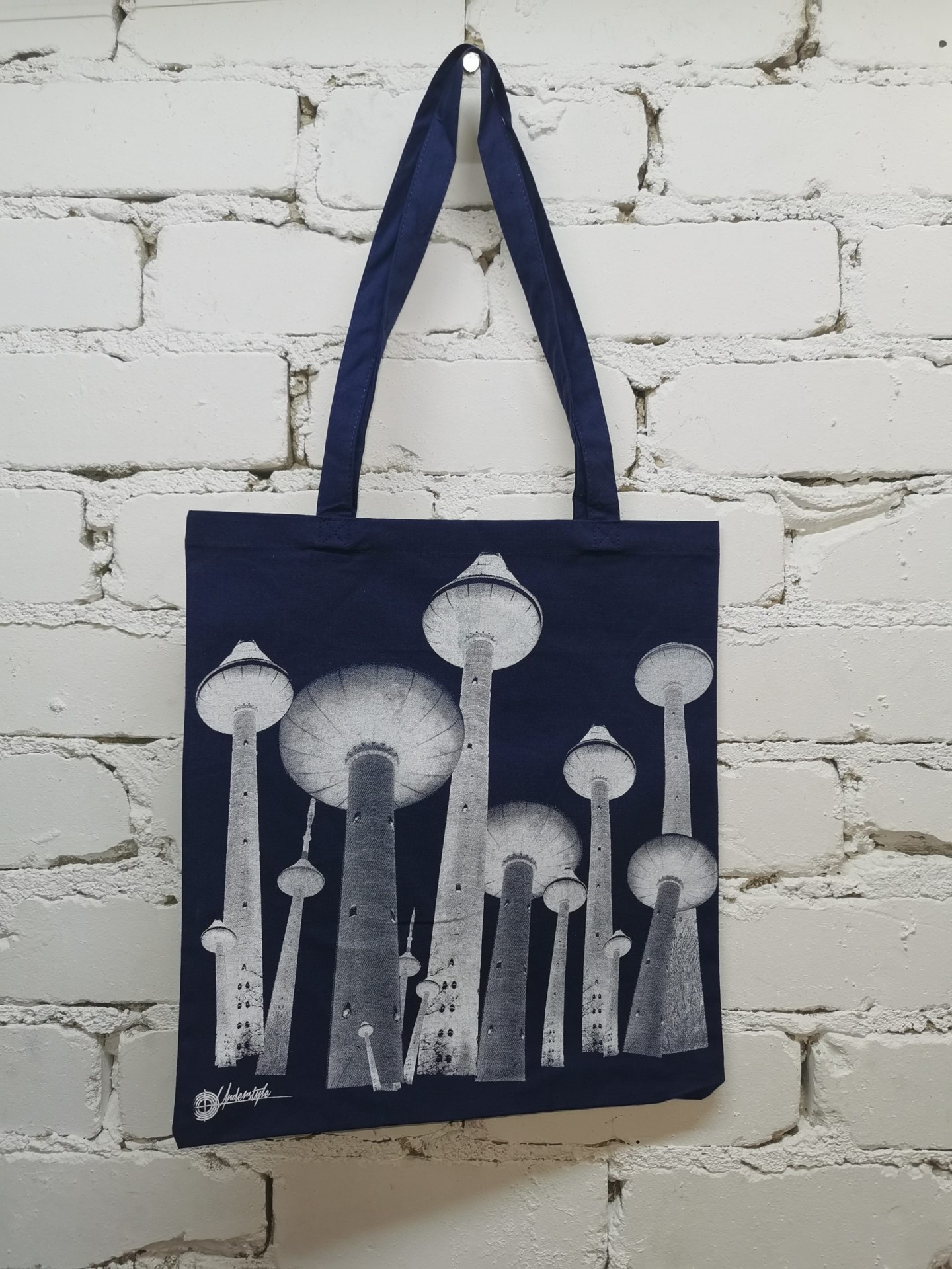 Drobinis maišelis su šilkografijos spauda "TeleGrybas" 3 drobinis maišelis su šilkografijos spauda "telegrybas" - image 3