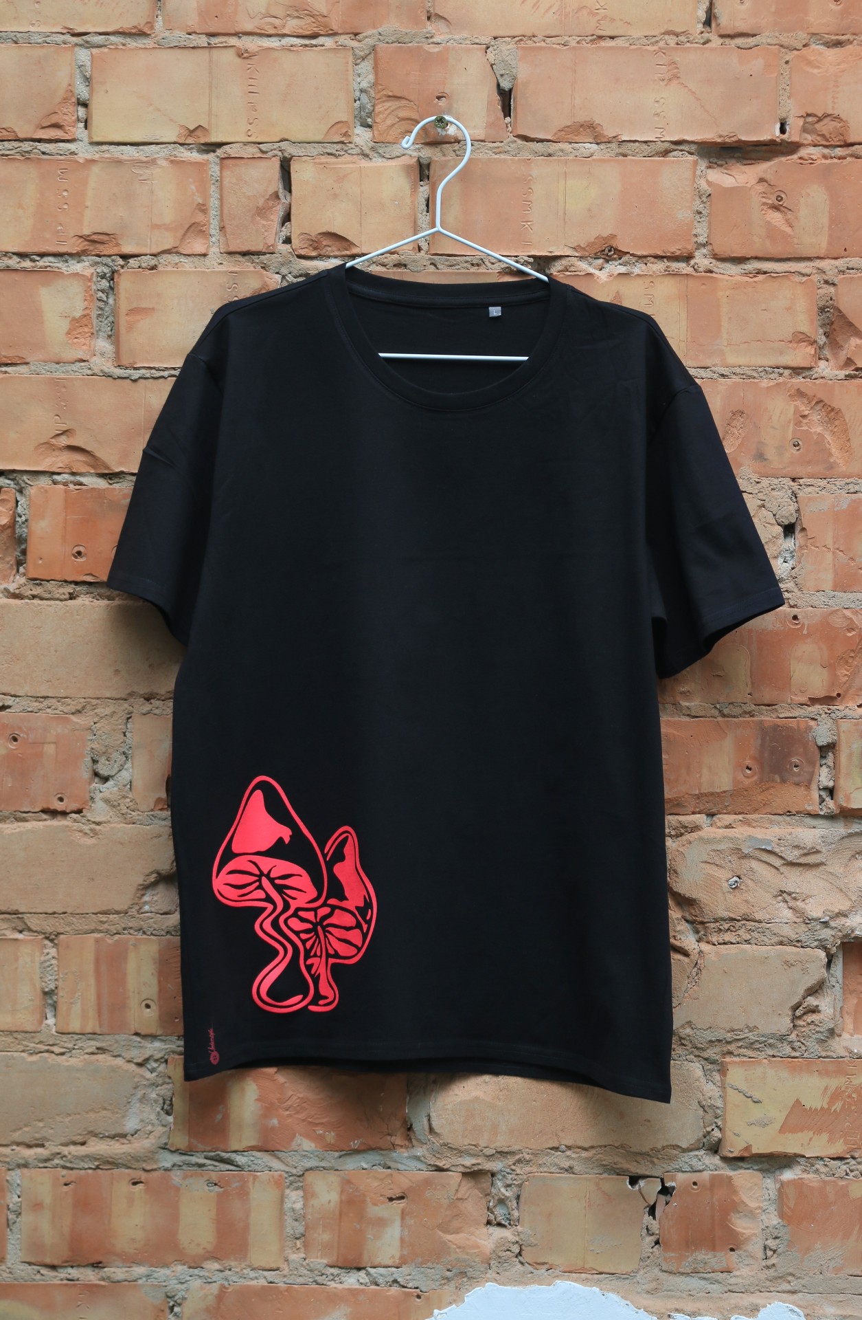 Marškinėliai su šilkografijos spauda - „#KurGrybų“ 2 marškinėliai su šilkografijos spauda - „#kurgrybų“ - image 2