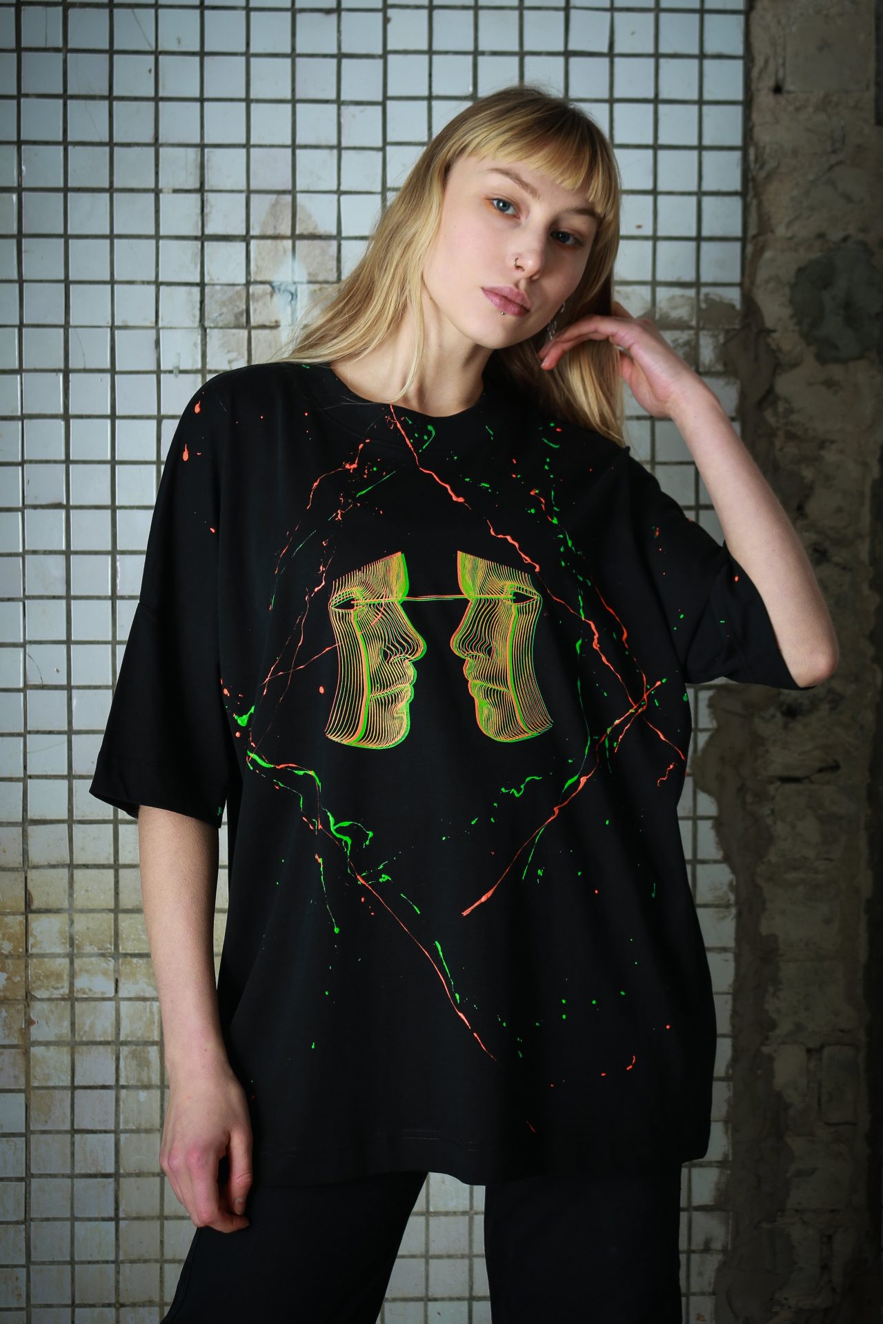 Organinės medvilnės unisex marškinėliai „Greenface“ 2 Organinės medvilnės unisex marškinėliai „Greenface“ - Image 2