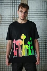 Unisex organinės medvilnės marškinėliai su šilkografijos spauda „TeleGrybas LT“ - Image 2