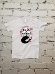 Organinės medvilnės marškinėliai "JAPANESE GHOST"