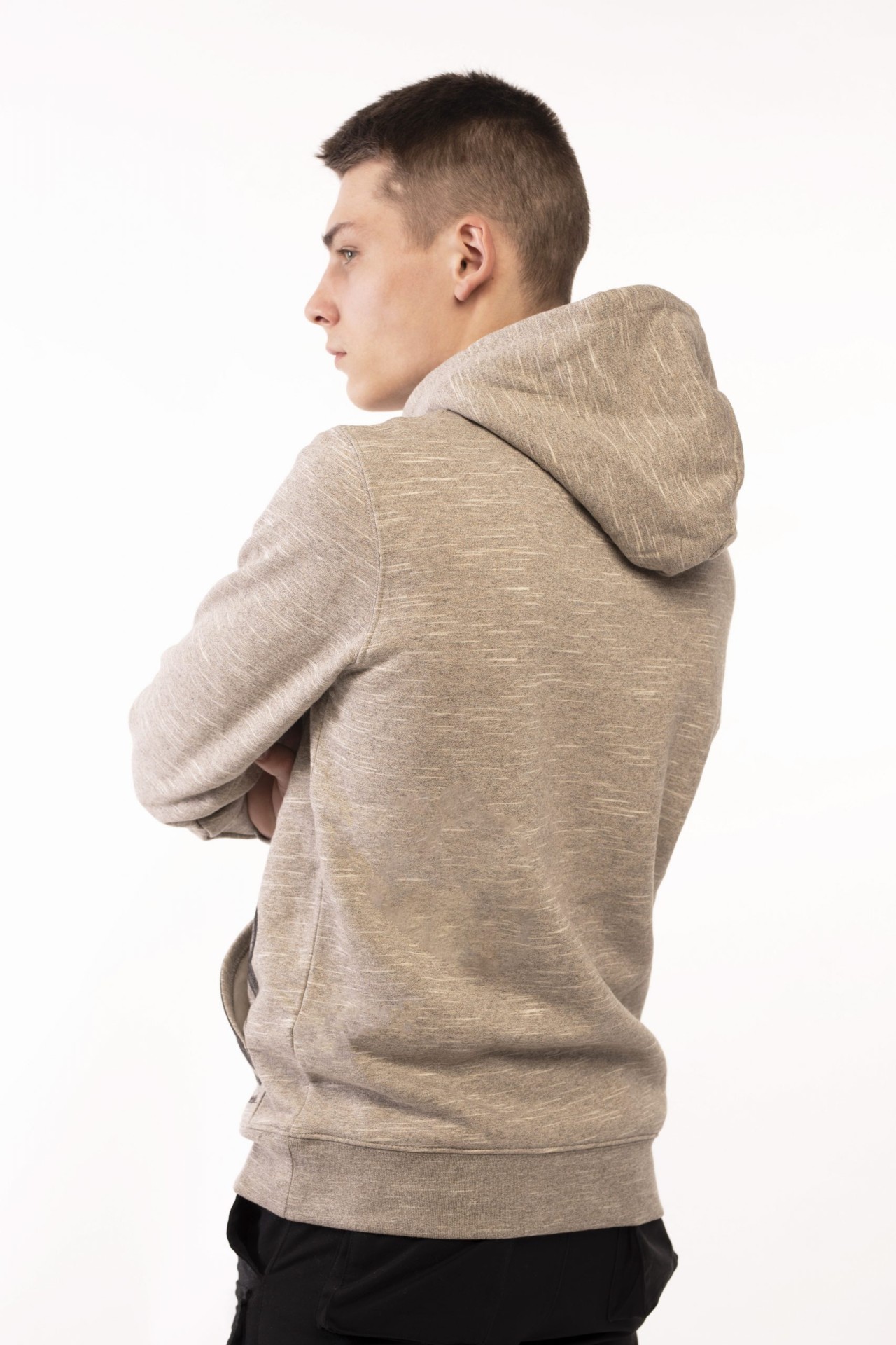 Organinės medvilnės džemperis su šilkografijos spauda “TeleGrybas” 2 organinės medvilnės džemperis su šilkografijos spauda “telegrybas” - image 2